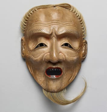 photoNoh mask by Jo Sanae (Important Art Treasure)