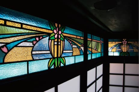 photoStained glass with a Kyoto feel to the design