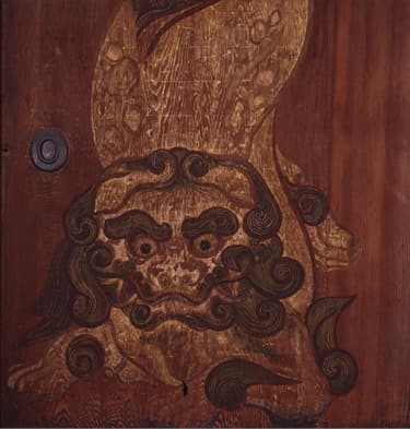 写真俵屋宗達唐獅子(部分)